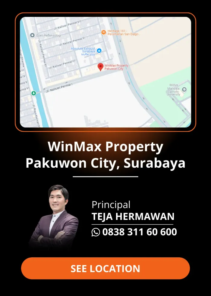 WinMax Property Pakuwon City, Surabaya. Principal Teja Hermawan