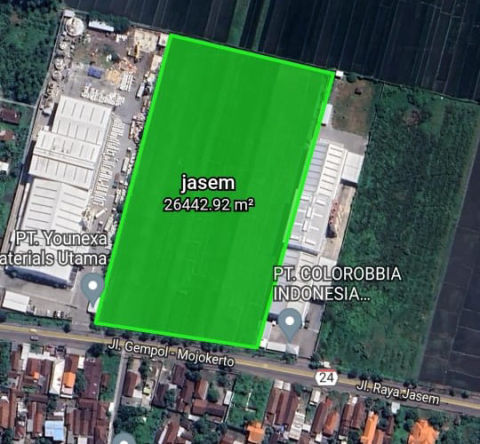 Dijual Tanah Jasem Mojosari
