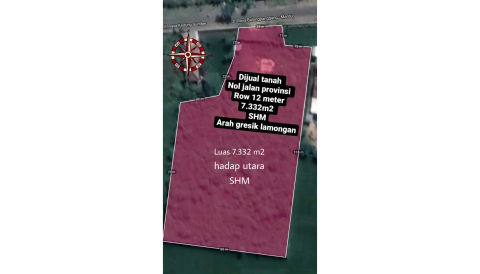 Dijual Tanah Balongpanggang Gresik