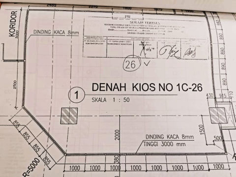 Dijual Stand Komersial Darmo Trade Center, Jalan Jagir Wonokromo