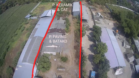 Dijual Pabrik Jalan Provinsi Mojosari