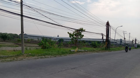 Dijual Tanah Jalan Raya Pelem Watu Menganti Gresik