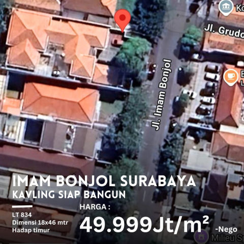 Dijual / Disewa Tanah Jalan Imam Bonjol