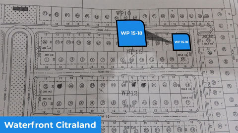 Dijual Tanah Citraland Utama Cluster Waterfront