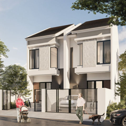 Dijual Rumah Pondok Tjandra Jalan Jeruk Minimalis Baru Gress