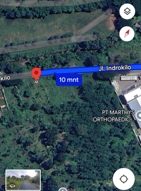 Dijual Tanah Jalan Raya Indrokilo Bulu Kandang Prigen