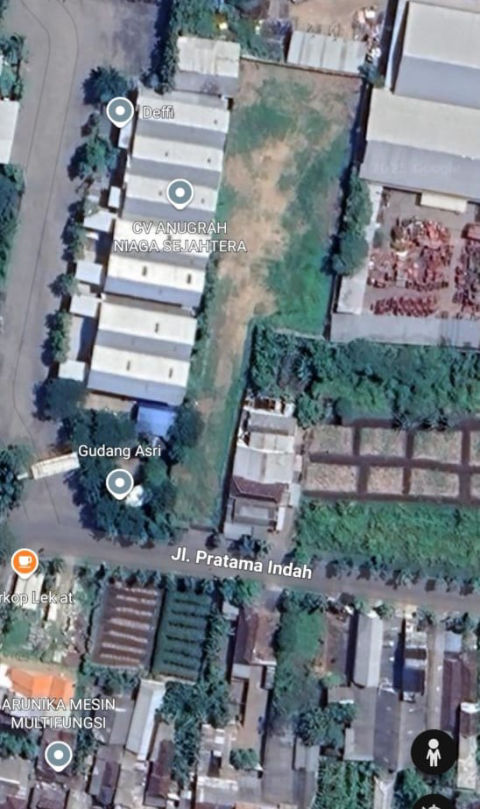 Disewa Tanah Gudang Asri Pelem Watu, Menganti