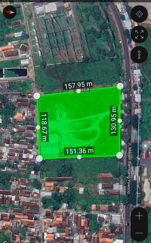 Dijual Lahan Krian