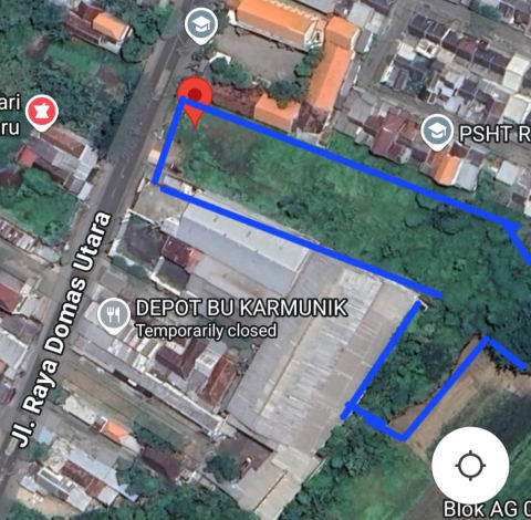Dijual Tanah Raya Domas Menganti, Gresik