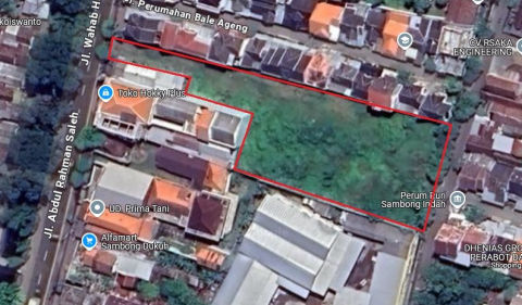Dijual Tanah Jalan Abdurahman Saleh, Jombang