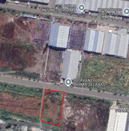 Dijual Tanah Pergudangan Sirie, Jalan Lingkar Timur Sidoarjo