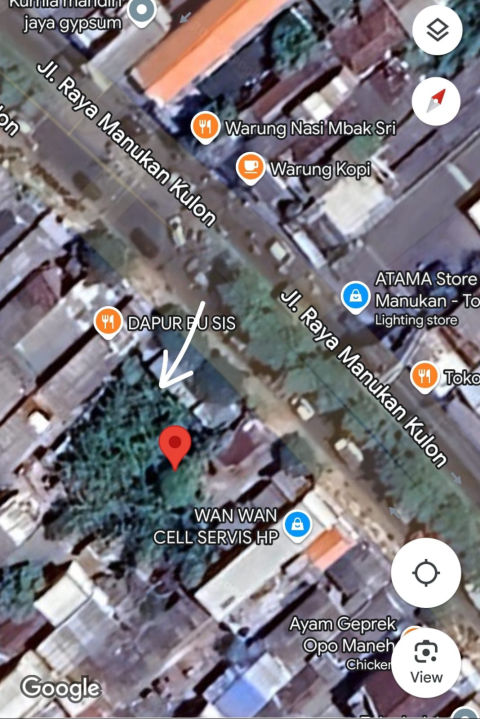 Dijual Tanah Raya Manukan Kulon