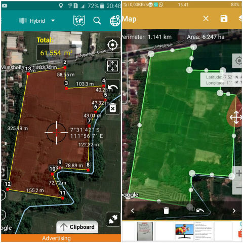 Dijual Tanah Industri Jalan Rejoso Gondang Nganjuk
