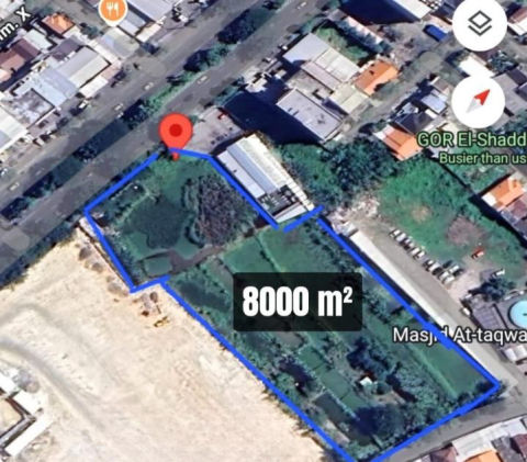 Dijual Tanah Komersial Jalan Ir. Soekarno