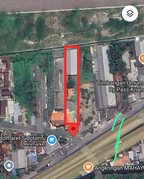 Dijual Gudang Jalan Raya Bypass Krian