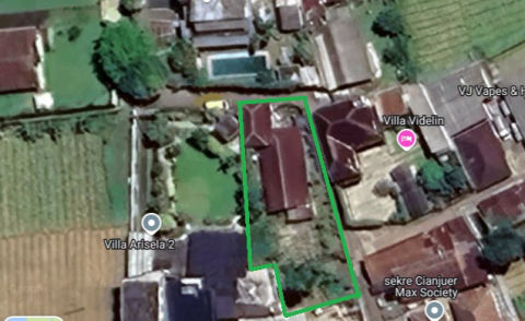 Dijual Villa Jalan Pasir Kampung Pasekon Cipanas Cianjur