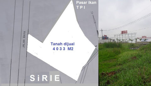 Dijual Tanah Jalan Raya Lingkar Timur Rangkah Kidul Sidoarjo