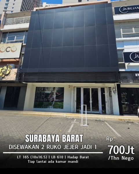 Disewa Bangunan Komersial Surabaya Barat