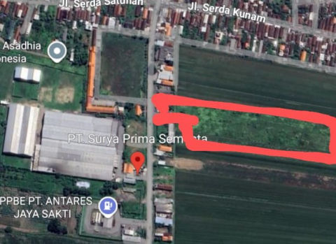 Dijual Lahan Kebaron Tulangan, Sidoarjo