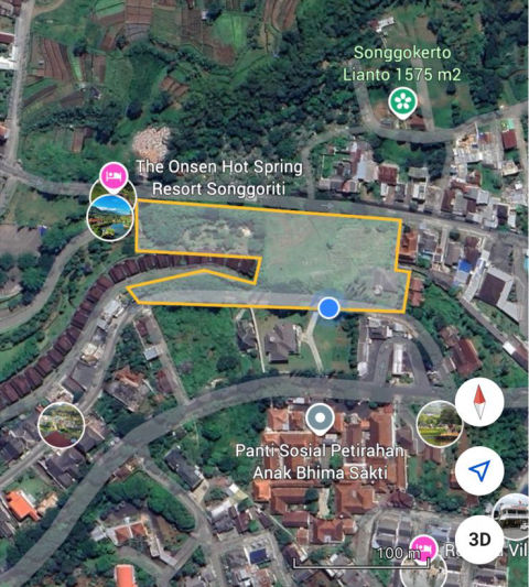 Dijual Tanah Raya Songgoriti Batu