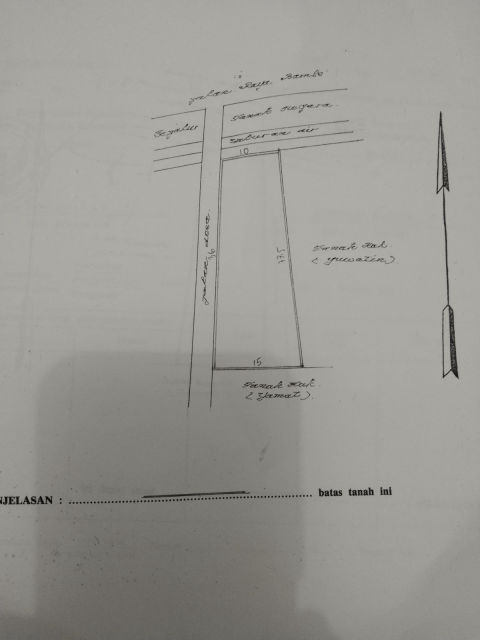Dijual Tanah Industri Raya Bambe