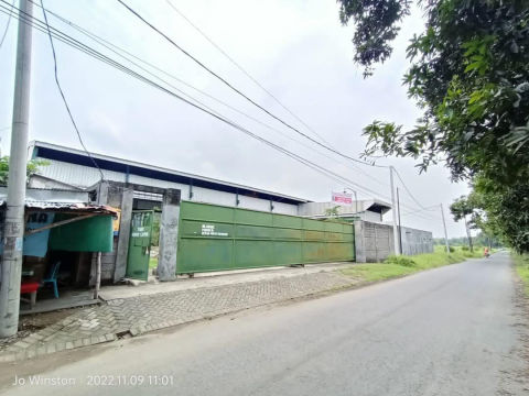 Dijual Gudang Jalan Raya Balongbendo Sidoarjo