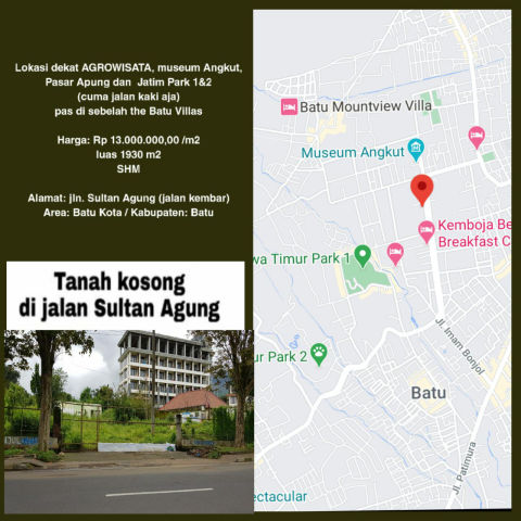 Dijual Tanah Batu