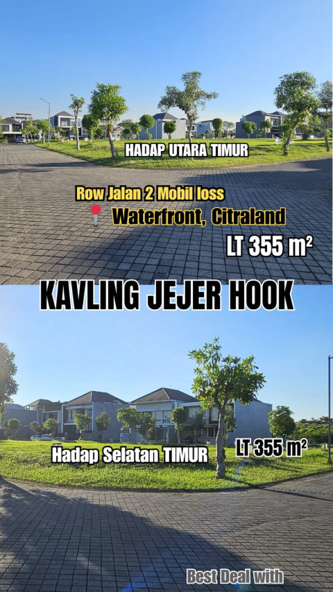 Dijual Tanah Citraland Cluster Waterfront
