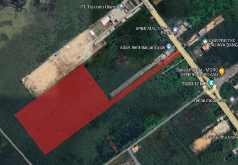 Dijual Tanah Jalan A. Yani Banjarbaru Kalimantan Selatan