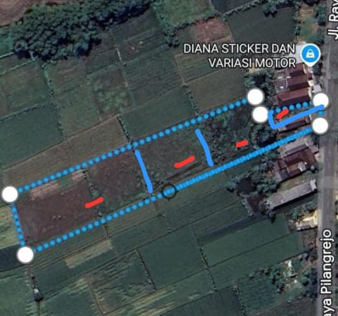Dijual Tanah Jalan Raya Pilangrejo