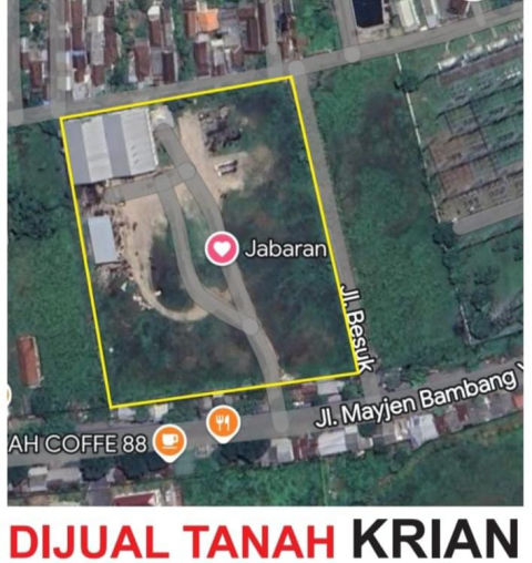 Dijual Tanah Krian