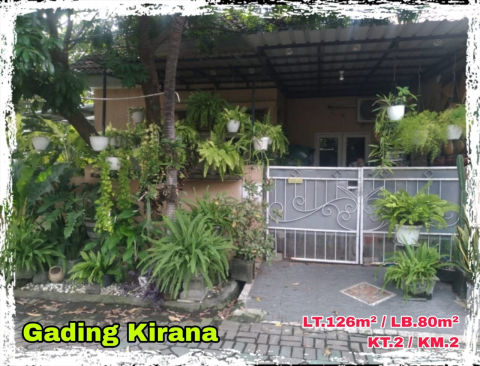 Dijual Rumah Gading Kirana Buduran Sidoarjo