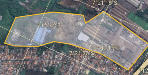 Dijual Pabrik Waru Sidoarjo