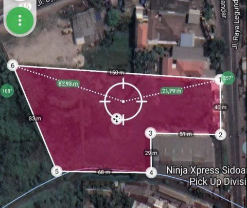 Dijual Tanah Jalan Raya Krian