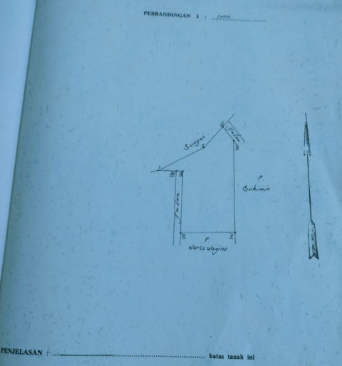 Dijual Tanah Dusun Balu, Bendungan, Sragen Jawa Tengah