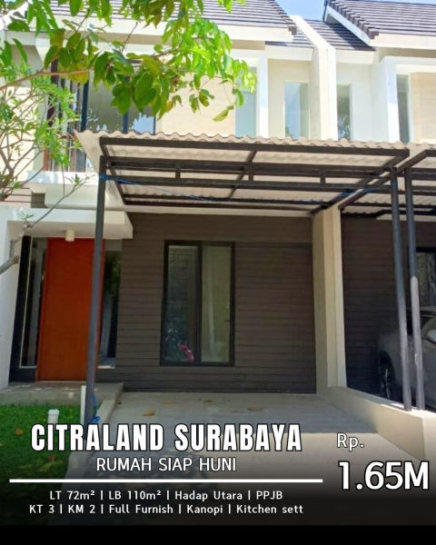 Dijual Rumah Citraland Utara Cluster Northwest Park