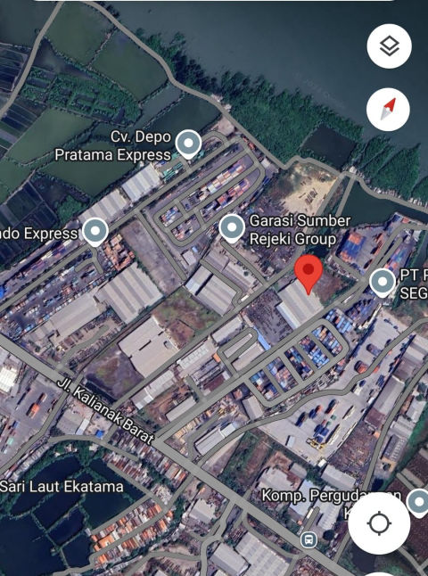 Dijual Gudang Jalan Kalianak