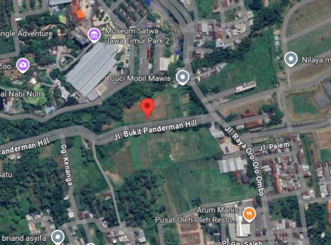 Dijual Tanah Komersial Panderman Hill Batu