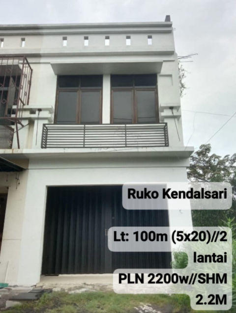 Dijual Ruko Komersial Kendalsari Nirwana Eksekutif