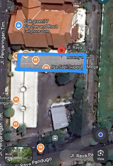 Dijual Tanah Komersial Raya Pandugo