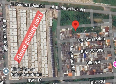 Dijual Tanah Gunung Sari Indah