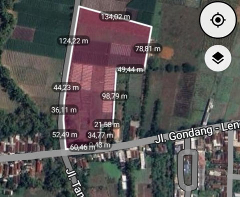 Dijual Tanah Lahan Industri Banjardowo Lengkong Nganjuk