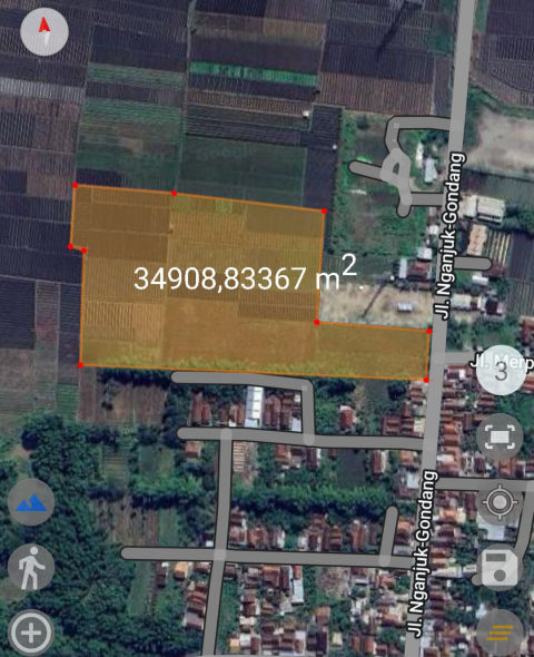 Dijual Tanah Industri Nganjuk
