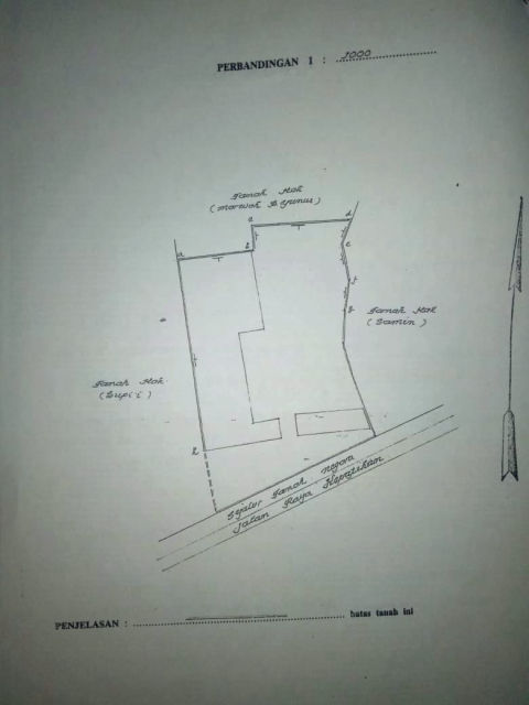 Dijual Tanah Raya Kepatihan Gresik
