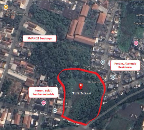 Dijual Tanah Jalan Sumberan Wiyung