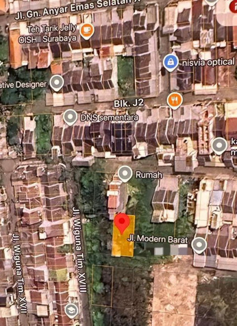 Dijual Tanah Jalan Modern Barat