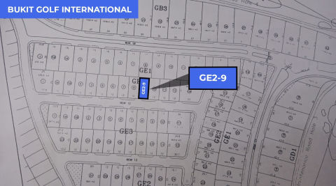 Dijual Tanah Citraland Cluster Bukit Golf International