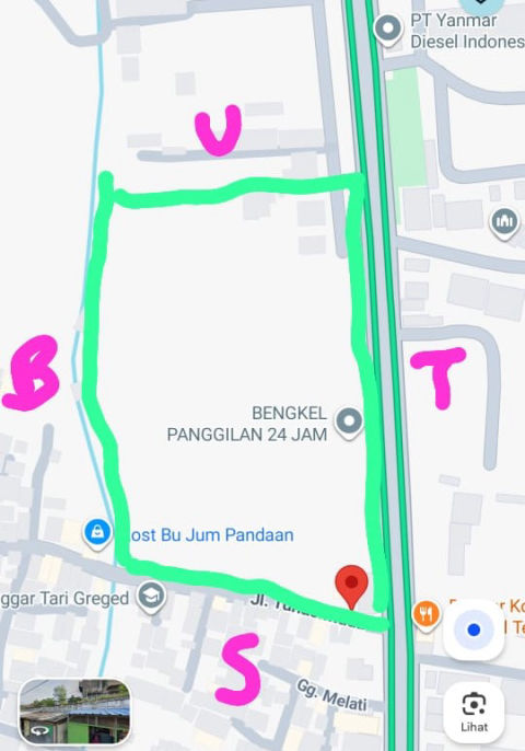 Dijual Tanah Kavling Industri Pandaan