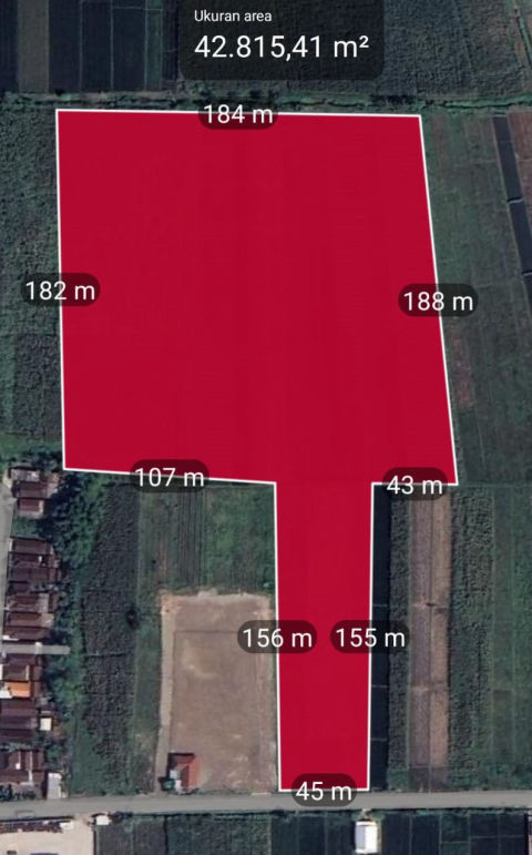 Dijual Tanah Industri Jetis Mojokerto