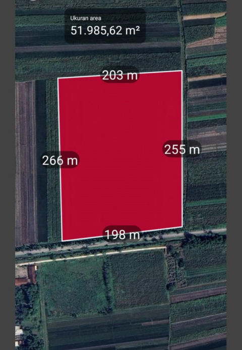 Dijual Tanah Industri Jalan Raya Kemlagi, Mojokerto